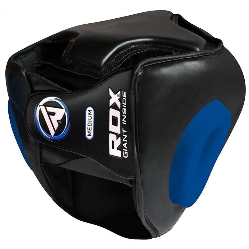 RDX T1 Head Guard With Removable Face Cage#color_blue