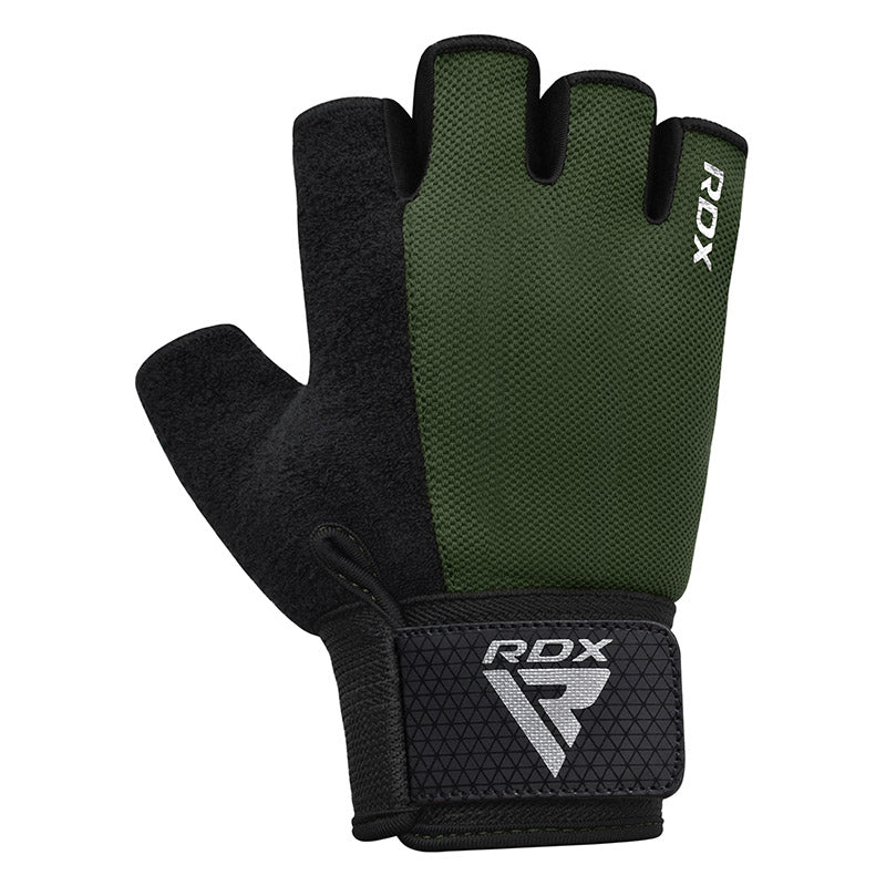 RDX weight lifting 8 Figure Strap#color_army-green