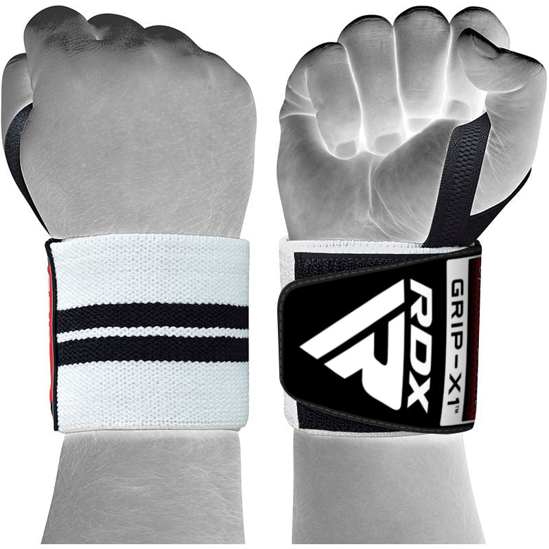 W3W Weight Lifting Wrist Support Wraps Thumb Loops Oeko Tex® Standard 100 Certified
