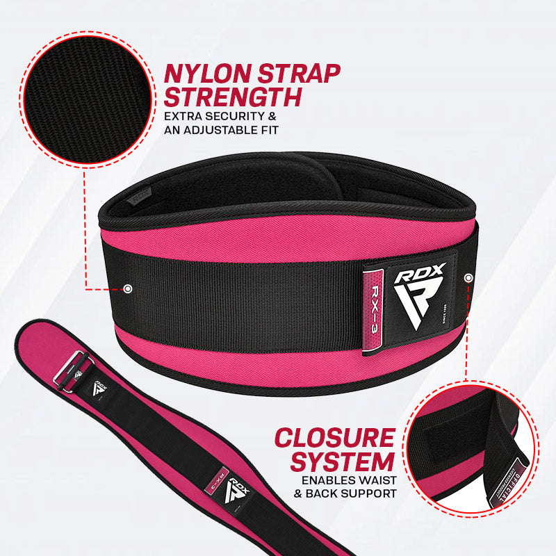 RDX X3 6 INCH Weightlifting Neoprene Gym Belt for Women – RDX Sports