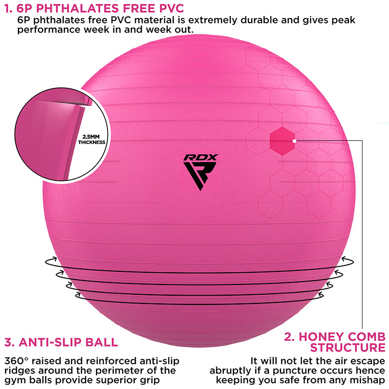 Save Big On Bulk Yoga Ball 45cm Large Exercise Ball 45cm Yoga Fitness Ball For Core Training, Balance, And Body Massage Lightweight For Daily Use